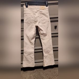 Zara girls pocketed  flared corduroy pants.